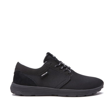 Supra Hammer Run Mens Low Tops Shoes Black UK 06UIQ